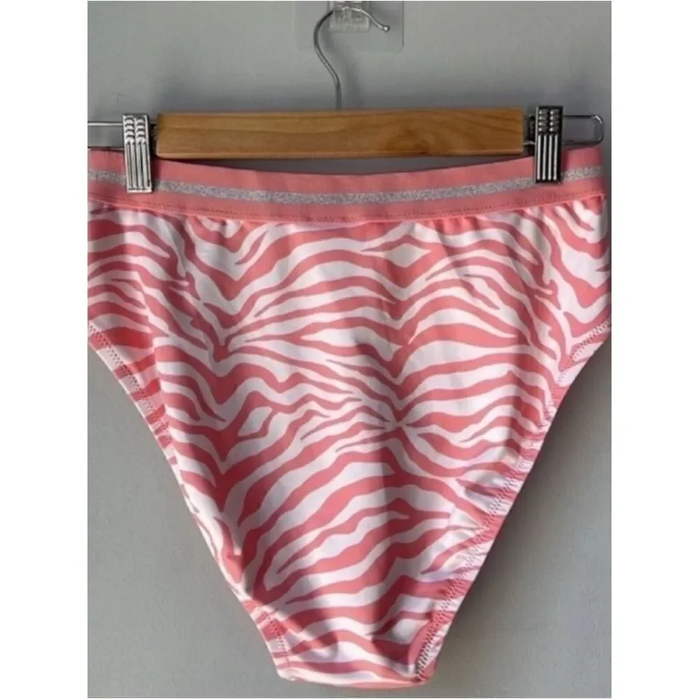 NWT Sanctuary Pink Zebra Animal Print Bikini